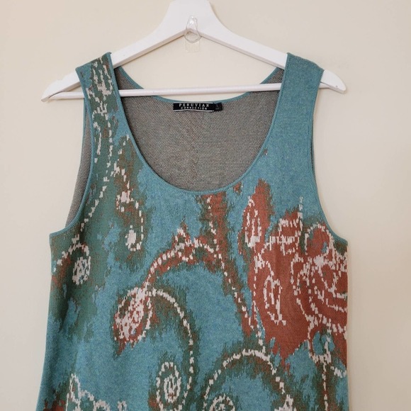 Peruvian connection Pima Cotton Maxi Sleveless Dress - Picture 4 of 8